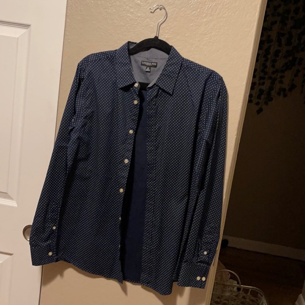 London Fog button down men’s shirt
